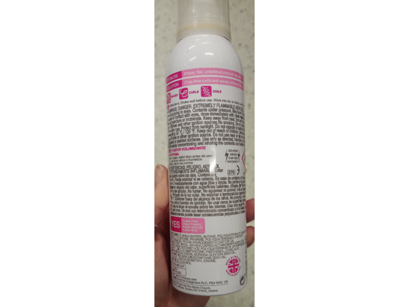 Creightons Hold & Body Foaming Mousse, Moringa Oil, 6.76 oz/200 mL