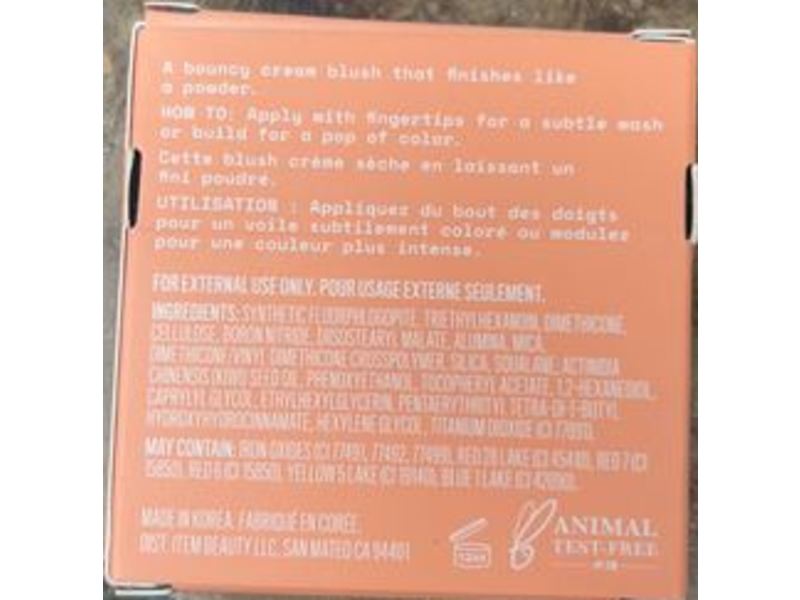 ITEM Beauty Blushin' Like Cream Blush, I'm Crushin Hot Poppy , 0.1 oz/4 g