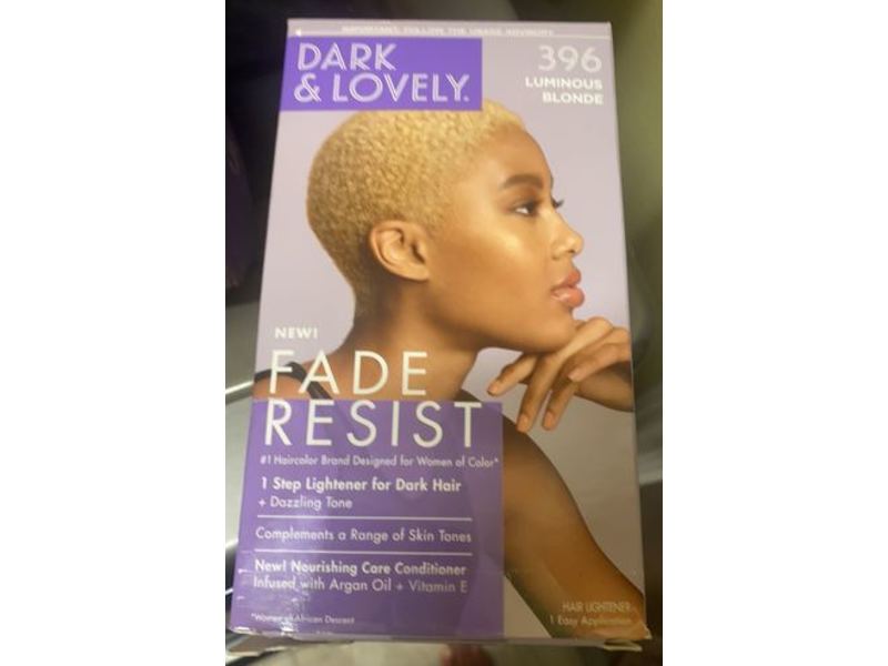 Dark & Lovely Hair Color, 396 Luminous Blonde, 1 Application