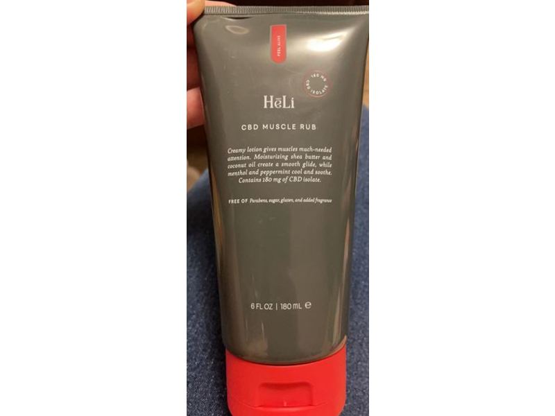 Pure Romance Heli CBD Muscle Rub Lotion, 6 fl oz/180 mL