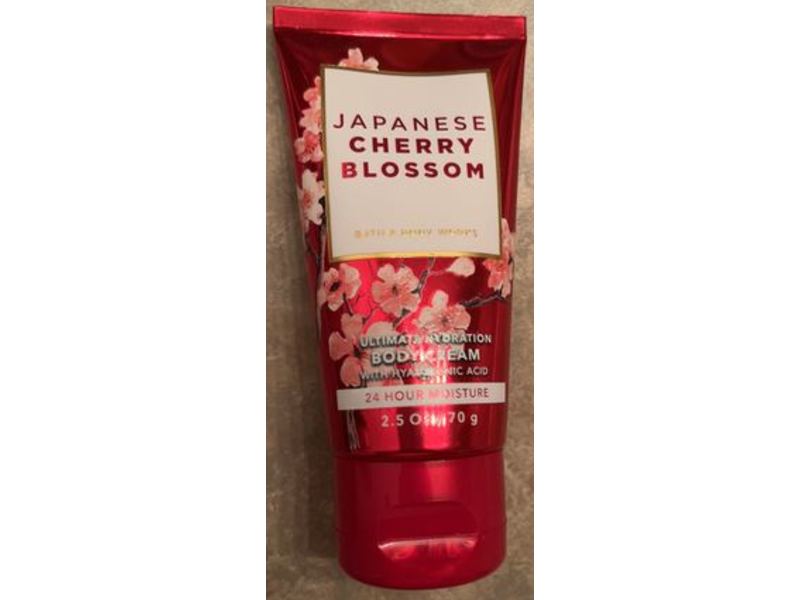Bath & Body Works Ultimate Hydration Body Cream, Japanese Cherry Blossom, 2.5 oz/70 g