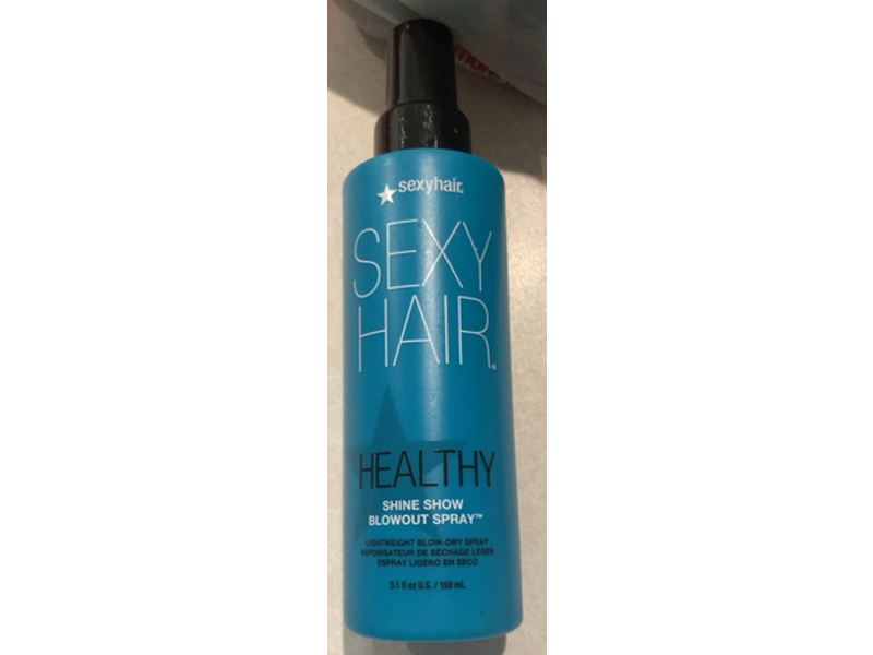 Sexyhair Healthy Shine Show Blowout Lightweight Blow - Dry Spray, 5.1 fl oz/150 mL
