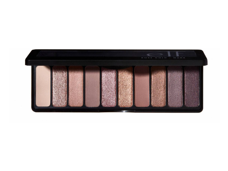 e.l.f. Cosmetics Eyeshadow Palette, Nude Rose Gold, 0.49 oz/14 g