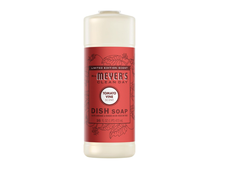 Mrs. Meyer's Clean Day Dish Soap, Toamto Vine Scent, 16 fl oz/473 mL