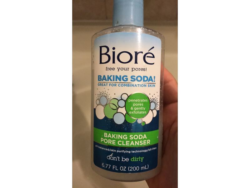 Biore Baking Soda Pore Cleanser, 6.77 fl oz (200 mL)