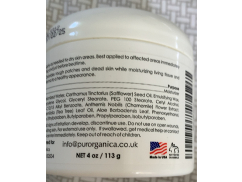 PurSources Urea Cream, 4 oz/113 g