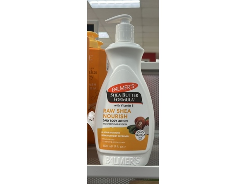 Palmer's Shea Butter Formula Raw Shea Nourish Body Lotion, 17 fl oz/500 mL