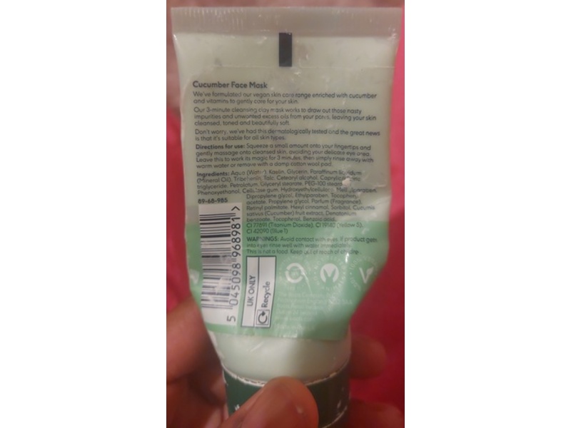 Boots Everyday Face Mask, Cucumber, 50 mL