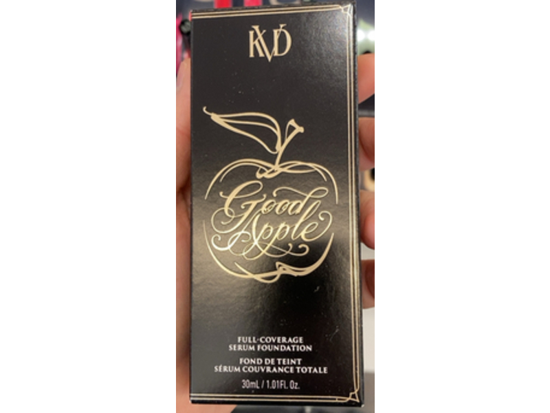 Kvd Good Apple Full-Coverage Serum Foundation, 012 Light, 1.01 fl oz/30 mL