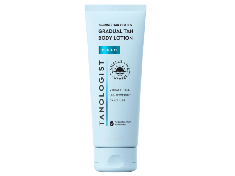 Tanologist Firming Daily Glow Gradual Tan Body Lotion, Medium, 6.76 fl oz/200 mL
