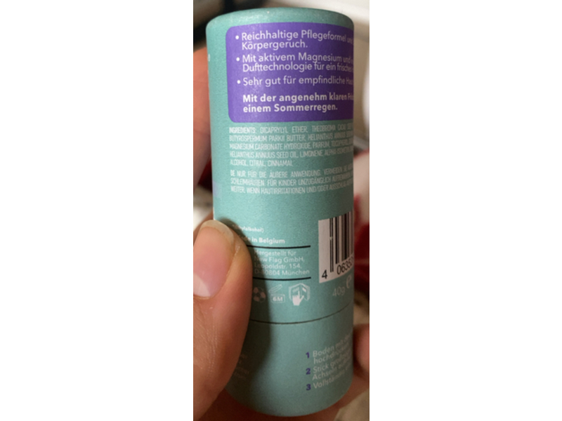 Foamie Magnesium Active Deo, Rain In The Woods Frischer Duft, 40 g