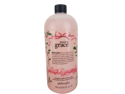Philosophy Amazing Grace Graceful Greetings Shampoo Bath & Shower Gel, 32 fl oz/946 mL