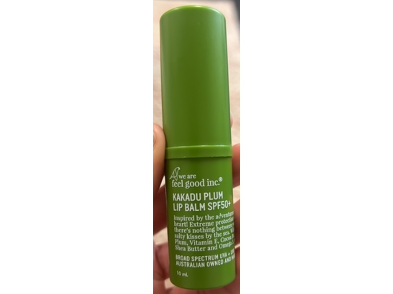 We Are Feel Good Plum Lip Balm, Kakadu, SPF 50+, 10 mL