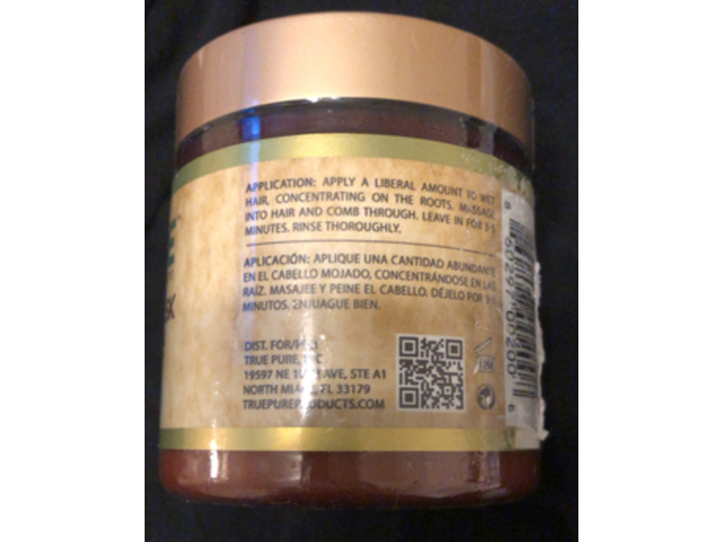 TruePure Natural Hair Mask, Argan & Coconut Oil, 8 fl oz/240 mL