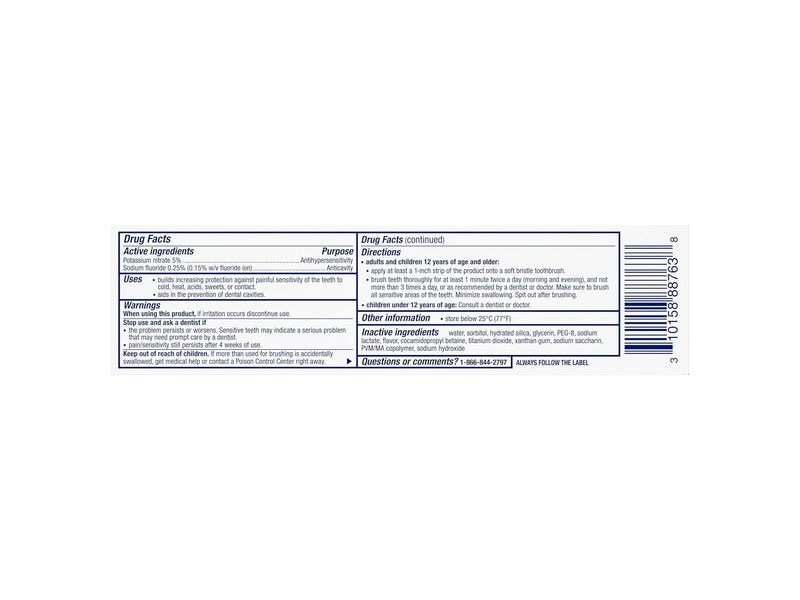 Sensodyne Pronamel Intensive Enamel Repair Whitening Toothpaste, Arctic Breeze, 3.4 oz/96.4 g, 4 Pack