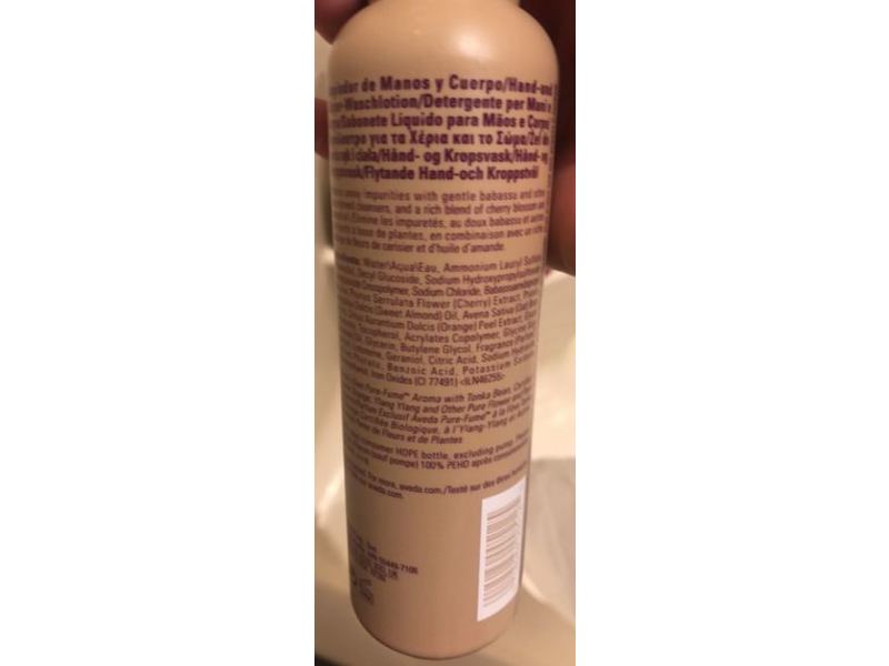Aveda Hand & Body Wash, Cherry Almond, 8.5 fl oz/250 mL