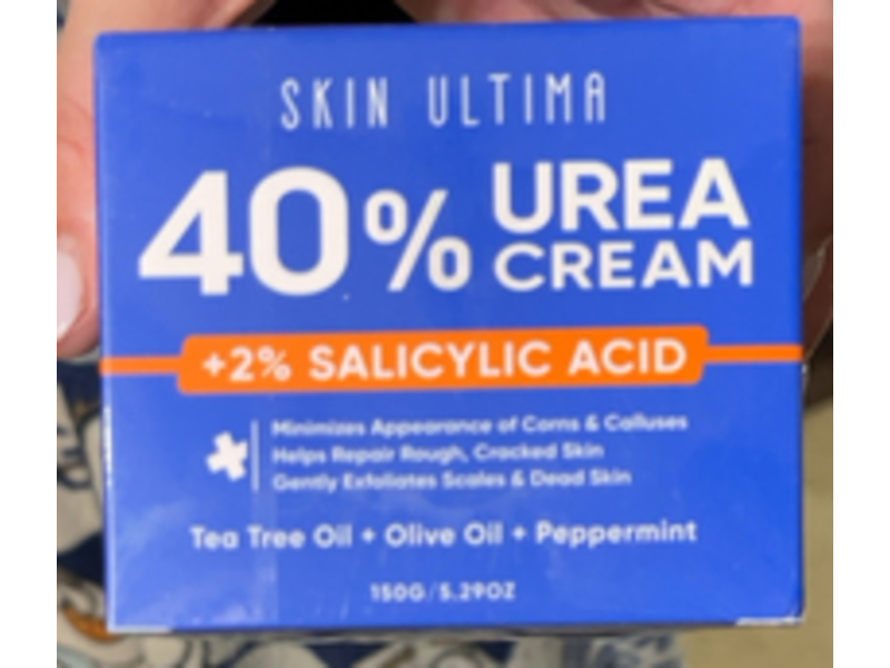 Skin Ultima 40% Urea Cream, Salicylic Acid, 5.29 oz/150 g