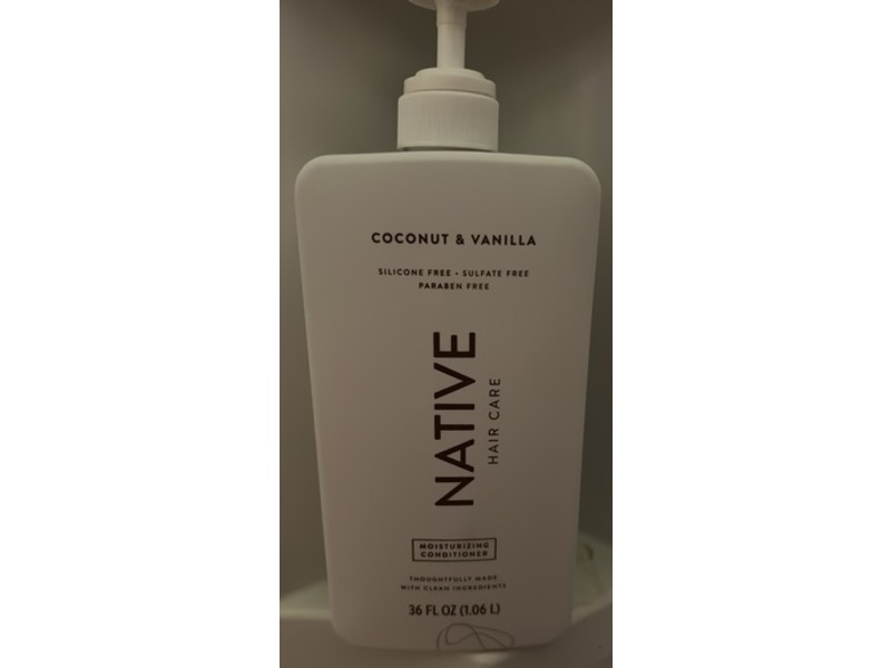 Native Moisturizing Conditioner, Coconut & Vanilla, 36 fl oz/1.06 L