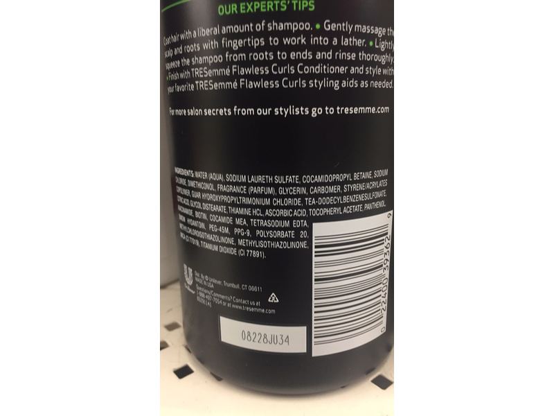 TRESemme Flawless Curl Hydration Shampoo, 28 fl oz / 828 mL