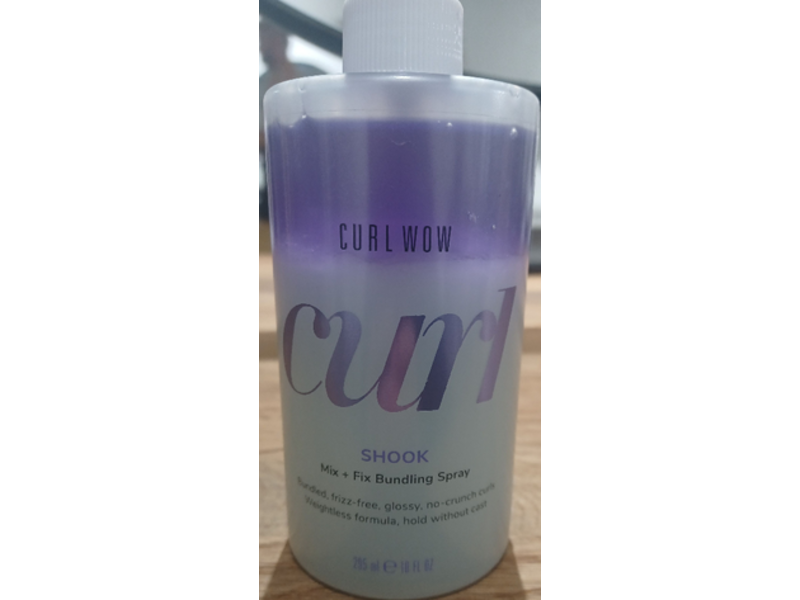 Curl Wow Curl Mix-Fix Bundling Spray, Shook, 18 fl oz/295 mL