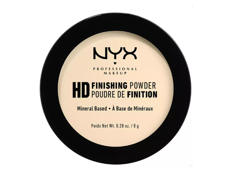 NYX Professional Makeup HD Finishing Powder, Banana, 0.28 oz/8 g.