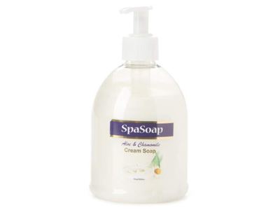 Spa Soap Cream Soap, Aloe & Chamomile, 16 oz