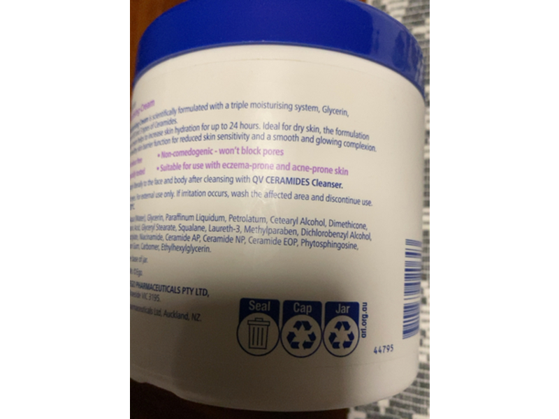 Qv Ceramides Moisturising Cream, 500 g