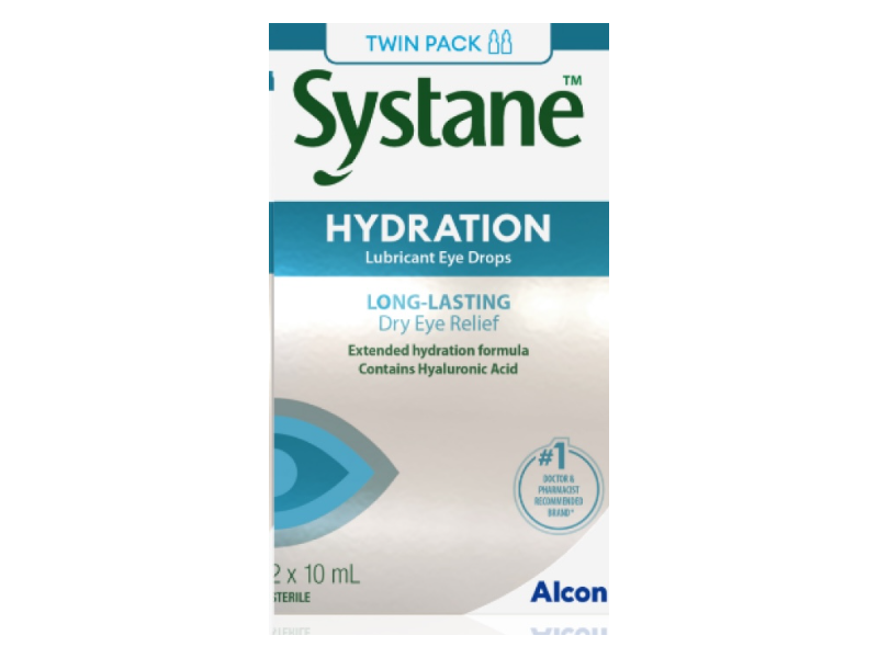 Systane Hydration Lubricant Eye Drops, 10 ml, Pack Of 2