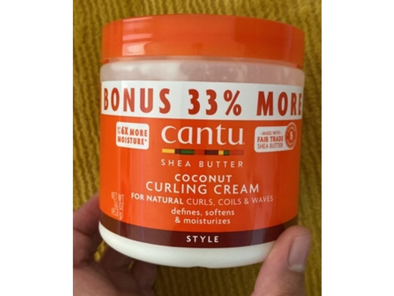 Cantu Coconut Curling Cream, Shea Butter , 16 oz/453 g
