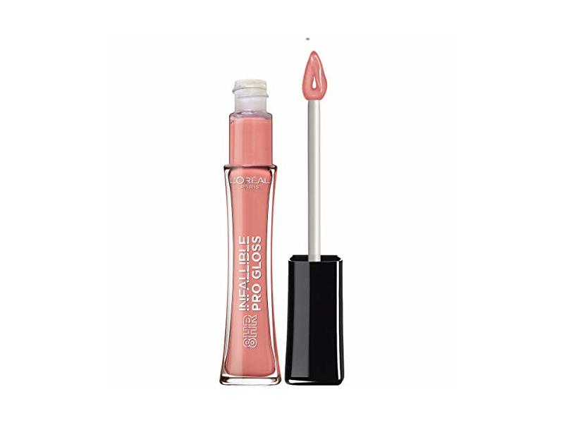 L’Oréal Paris Infallible Pro Lip Gloss, Shell Pink, 0.21 fl oz