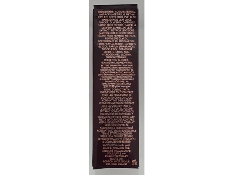 Charlotte Tilbury Air Brush Flawless Setting Spray, 1.1 fl oz/34 mL