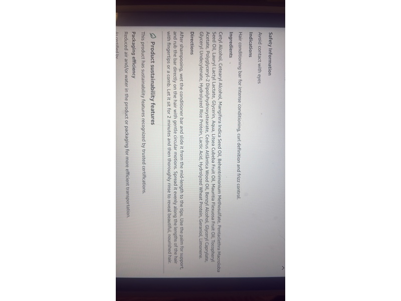 B.O.B Bars Oval Definer & Leave In Conditioner Bar, 1.9 oz/55 g