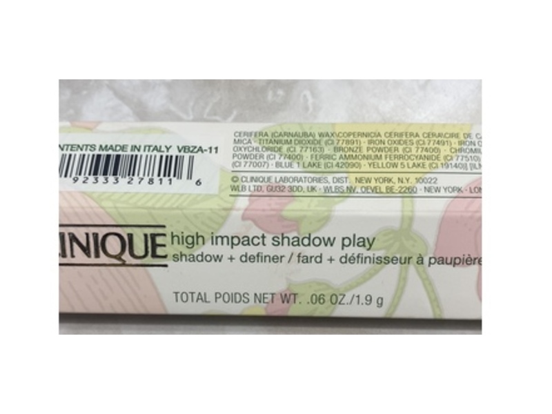 Clinique High Impact Shadow Play Shadow + Definer, 11 Pink Honey + Black Honey, 0.06 oz/1.9 g