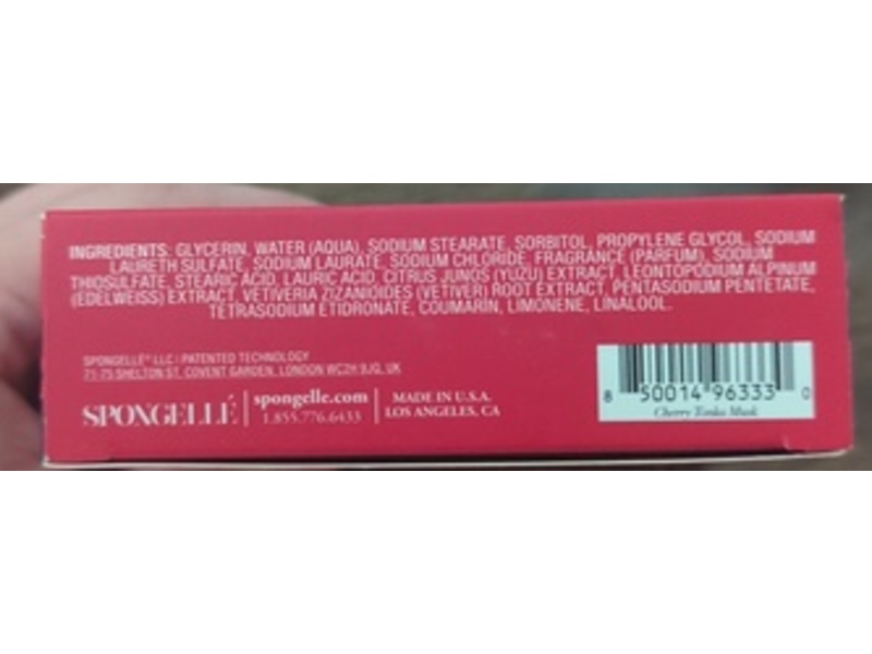 Spongelle Cherry Tonka Musk Body Wash Buffer, 3 oz/85 g