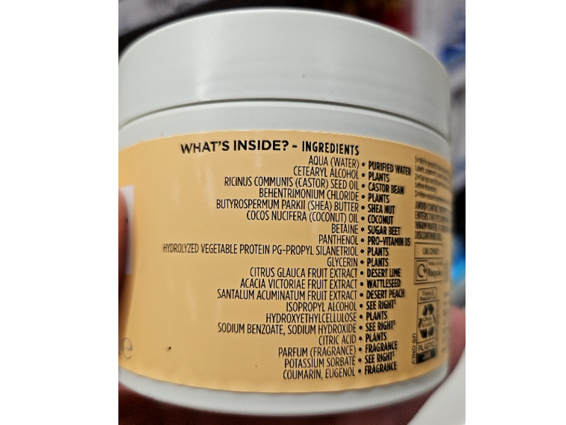 Rhyme & Reason Quench & Curl Leave-In Conditioner, Shea Butter & Desert Peach Extracts, 10.82 fl oz/320 mL