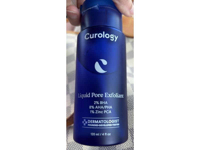 Curology Liquid Pore Exfoliant, 2% BHA, 8% AHA/PHA & 1% Zinc PCA, 4 fl oz/120 mL
