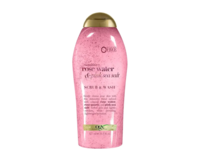 OGX Sensitive+ Body Scrub, Rose Water & Pink Sea Salt, 19.5 fl oz/577 mL - Image 2