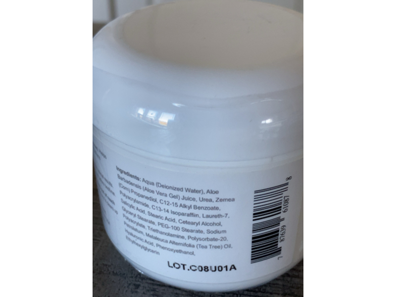 Urea Labs Urea Cream Plus Intensive Exfoliating Skin Moisturizer, Salicylic Acid, 4 oz/113 g