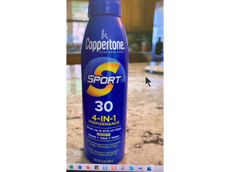 Coppertone SPORT Continuous Sunscreen Spray Broad Spectrum SPF 30 (5.5 Ounce) (Packaging may vary)