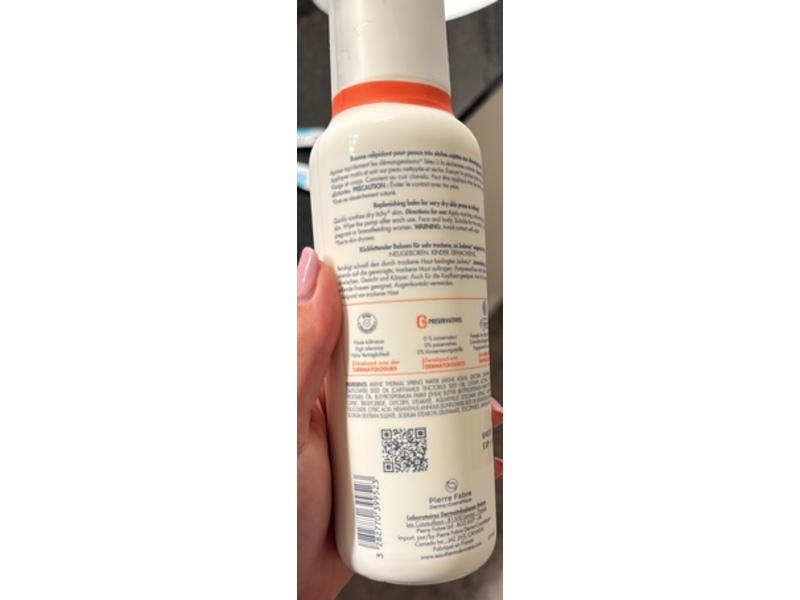 Eau Thermale Avene AD Xeracalm Replenishing Balm, 13.5 fl oz/400 mL