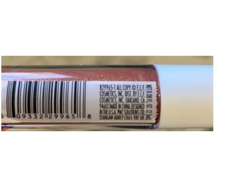 e.l.f. Cosmetics Lip Lacquer, Mauve Glitz, 0.08 fl oz/2.5 mL