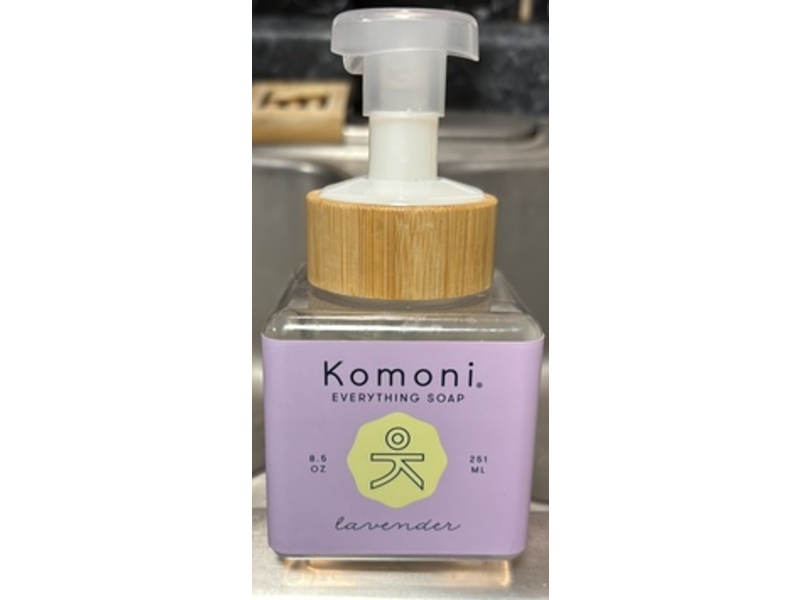 Komoni Everything Soap, Lavender, 8.5 oz/251 mL