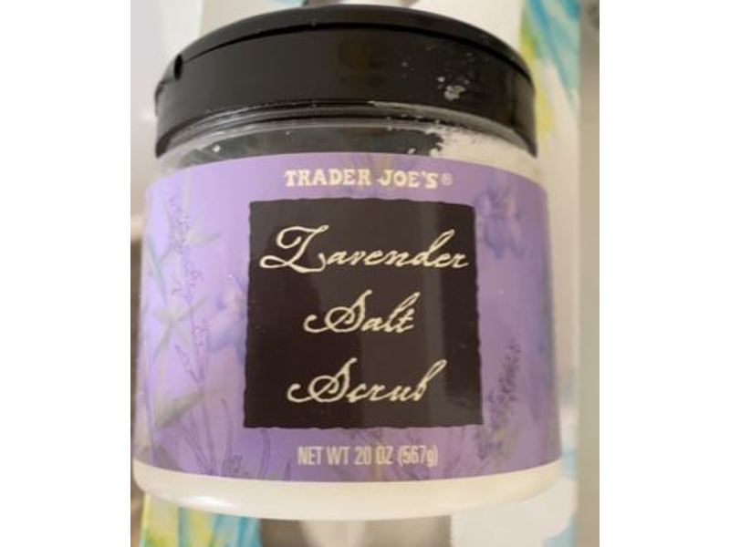 Trader Joe's Lavender Salt Scrub, 20 oz/567 g