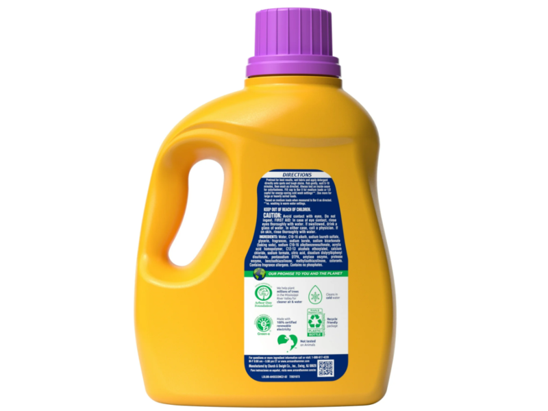 Arm & Hammer OxiClean Odor Blasters Liquid Laundry Detergent, Fresh Burst, 77 Loads, 100.5 fl oz/2.97 L