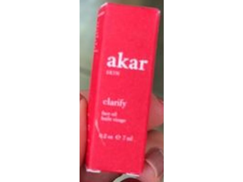 Akar Skin Face Oil, Clarify, 0.2 oz/7 mL