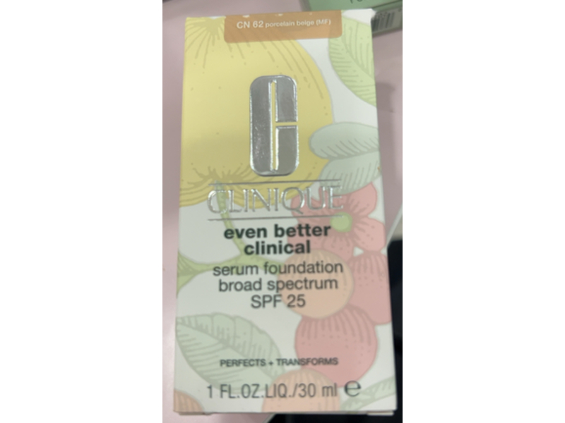 Clinique Even Better Clinical Serum Foundation, CN 62 Porcelain Beige (MF), 1 fl oz/30 mL