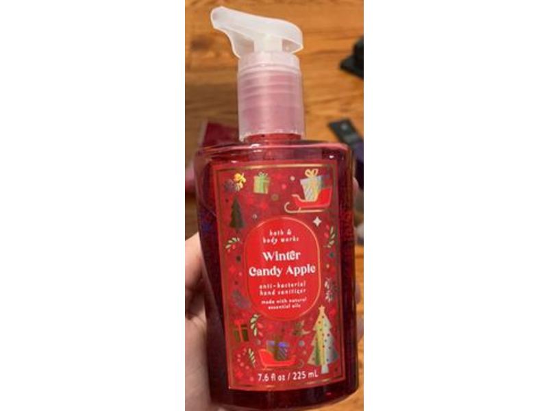 Bath & Body Works Winter Candy Apple Anti-Bacterial Hand Sanitizer, 7.6 fl oz/225 mL