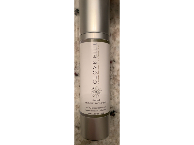 Clove Hill Tinted Mineral Sunscreen, SPF 40, 1.8 oz/53 g