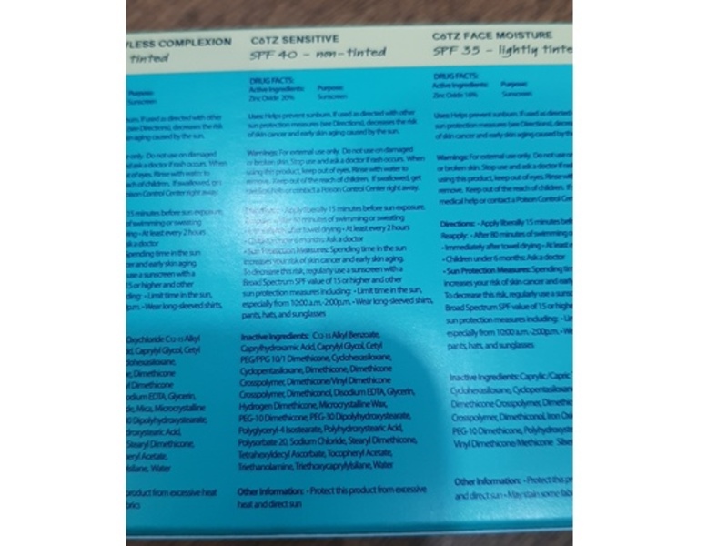 CoTZ Sensitive Non-Tinted Mineral Sunscreen, SPF 40, 0.18 oz/5 g