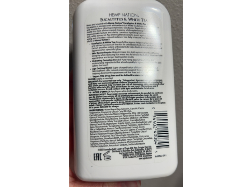 Australian Gold Hemp Nation Moisturizing Tan Extender, Eucalyptus & White Tea, 18 fl oz/535 mL